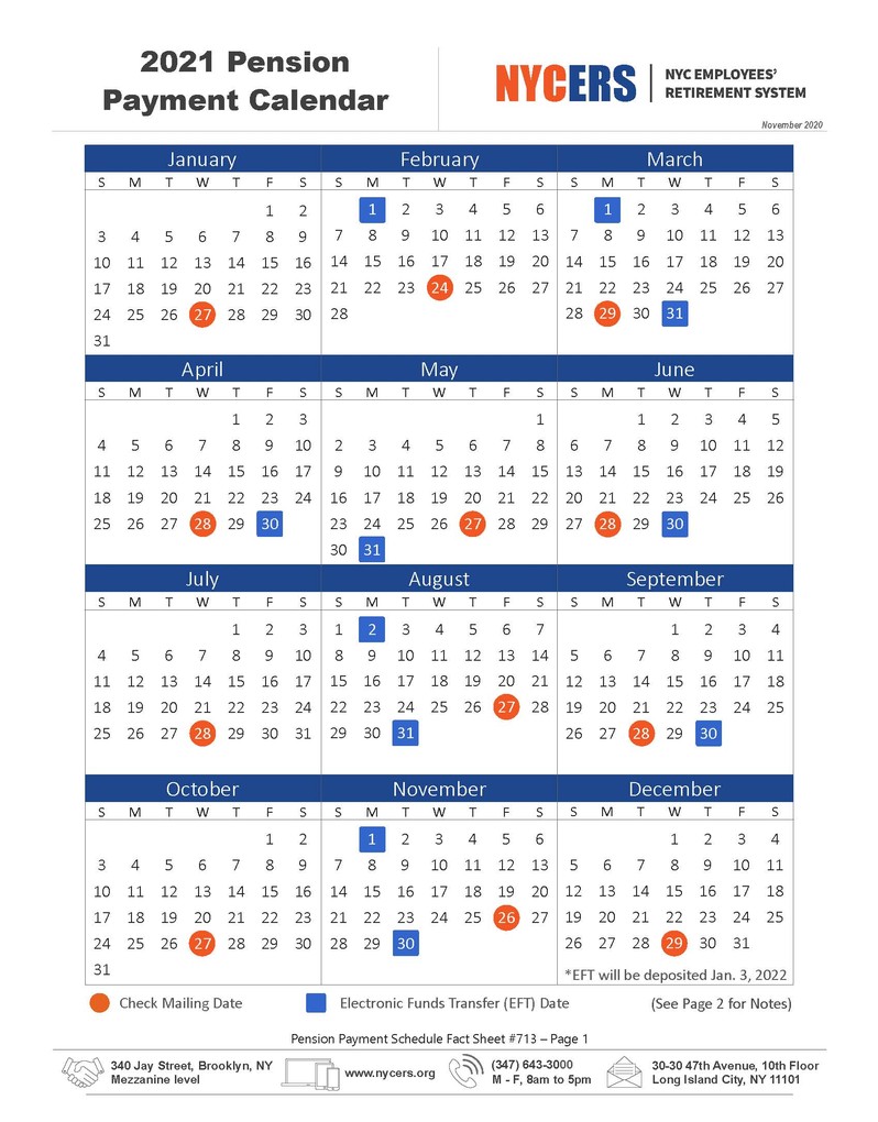 Nycers Pension Calendar 2022 - April Calendar 2022